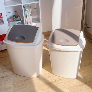 Indoor household plastic garbage bin